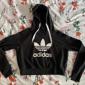 Adidas Cropped Logo Sweatshirt
